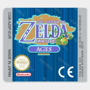 The Legend of Zelda: Oracle of Ages GBC Replacement Label – main photo