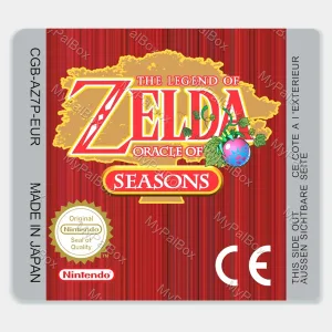 The Legend of Zelda: Oracle of Seasons GBC Replacement Label – main photo