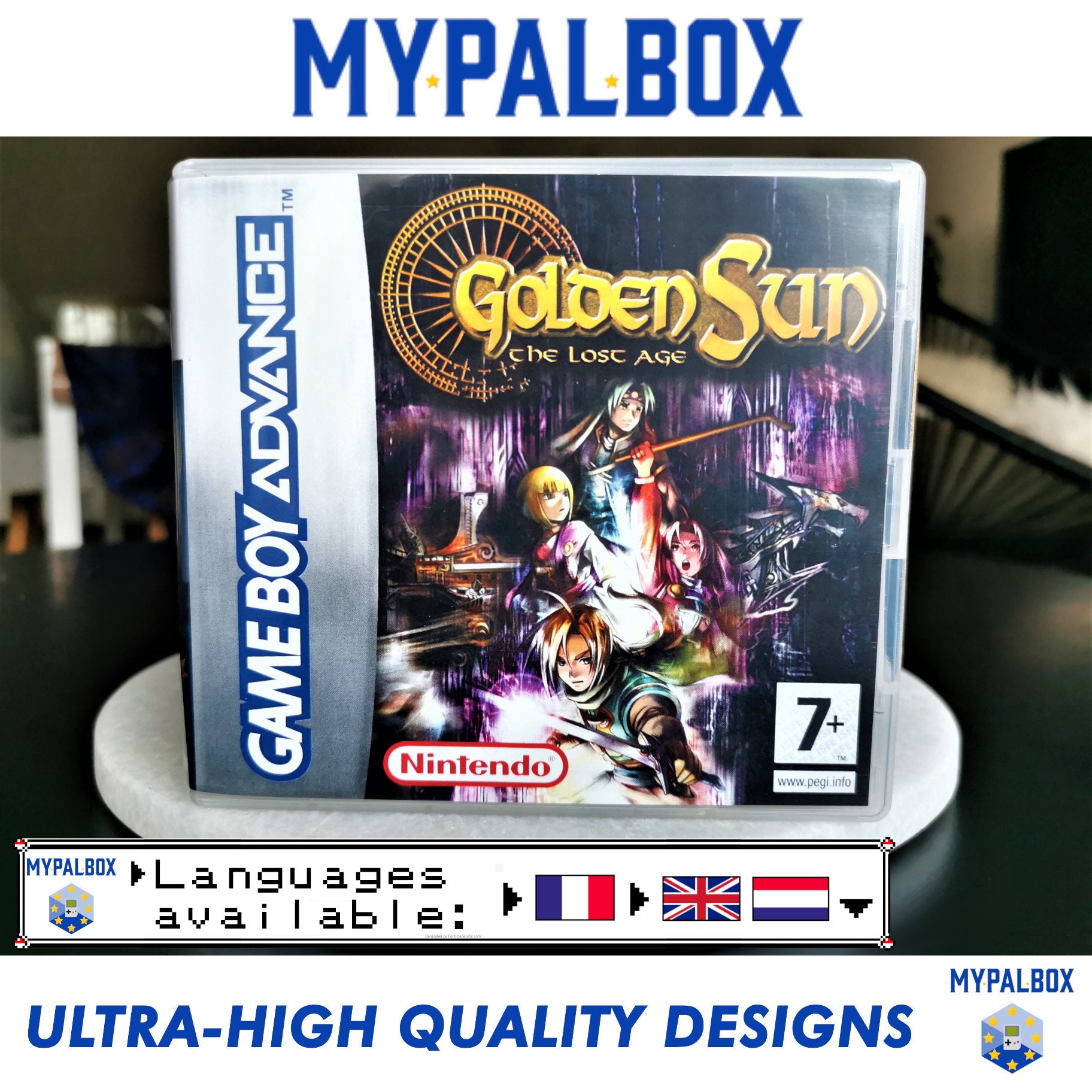 Golden Sun: The Lost Age GBA Replacement Case, view 10