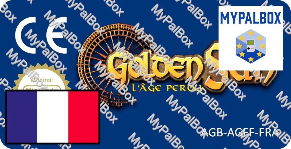 Golden Sun: The Lost Age GBA Replacement Label, French version