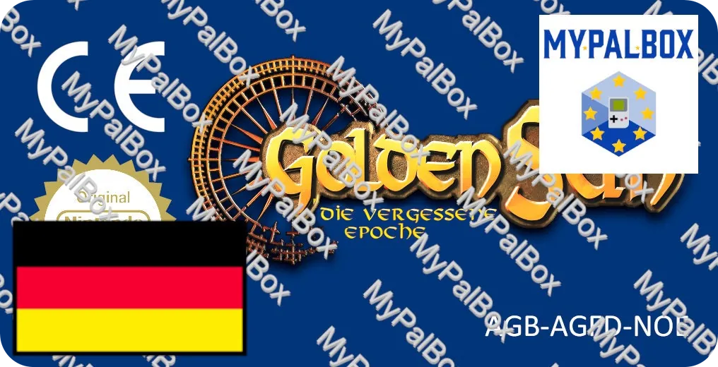 Golden Sun: The Lost Age GBA Replacement Label, German version