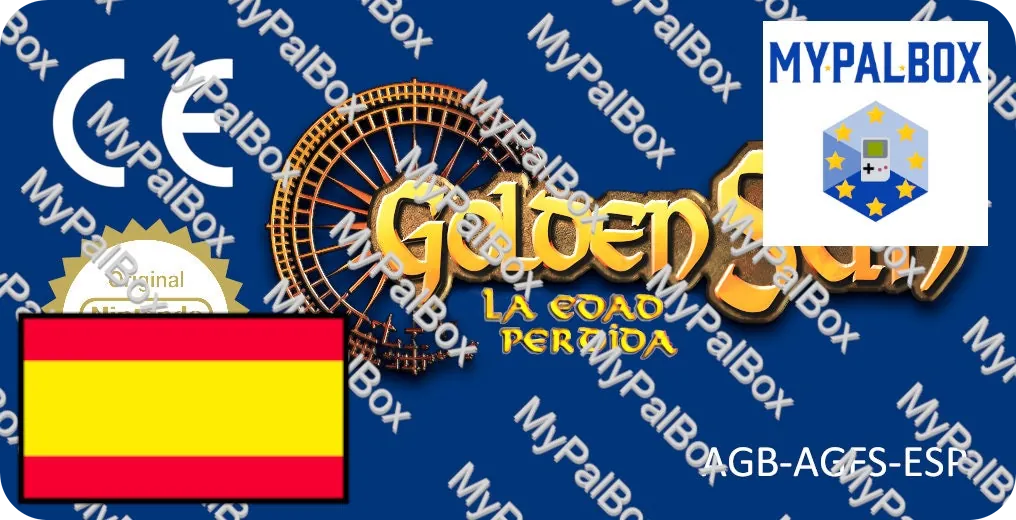 Golden Sun: The Lost Age GBA Replacement Label, Spanish version