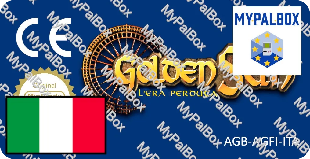 Golden Sun: The Lost Age GBA Replacement Label, Italian version