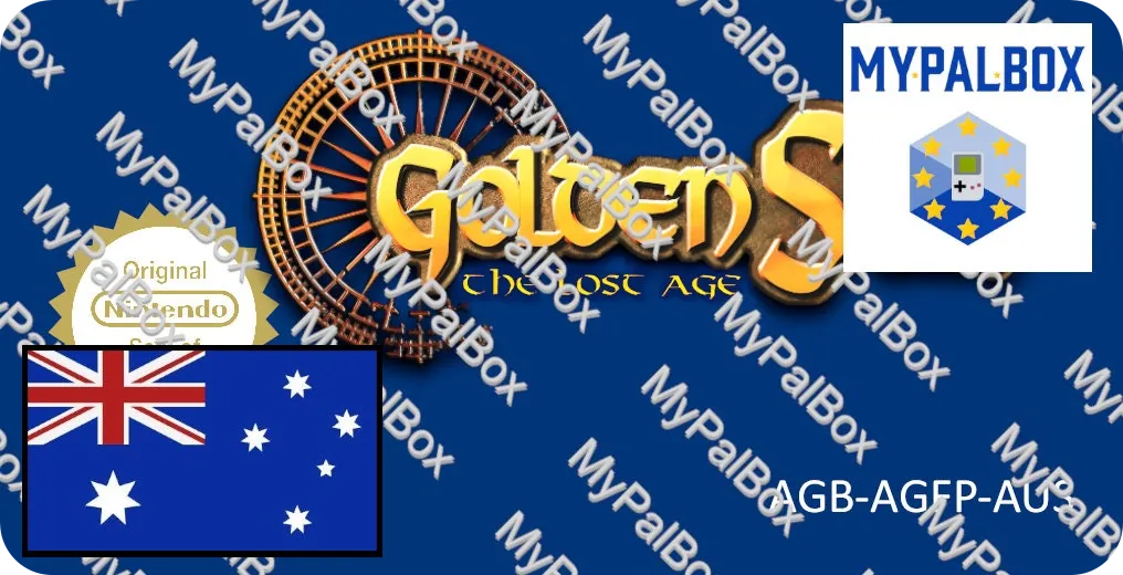 Golden Sun: The Lost Age GBA Replacement Label, Australian version