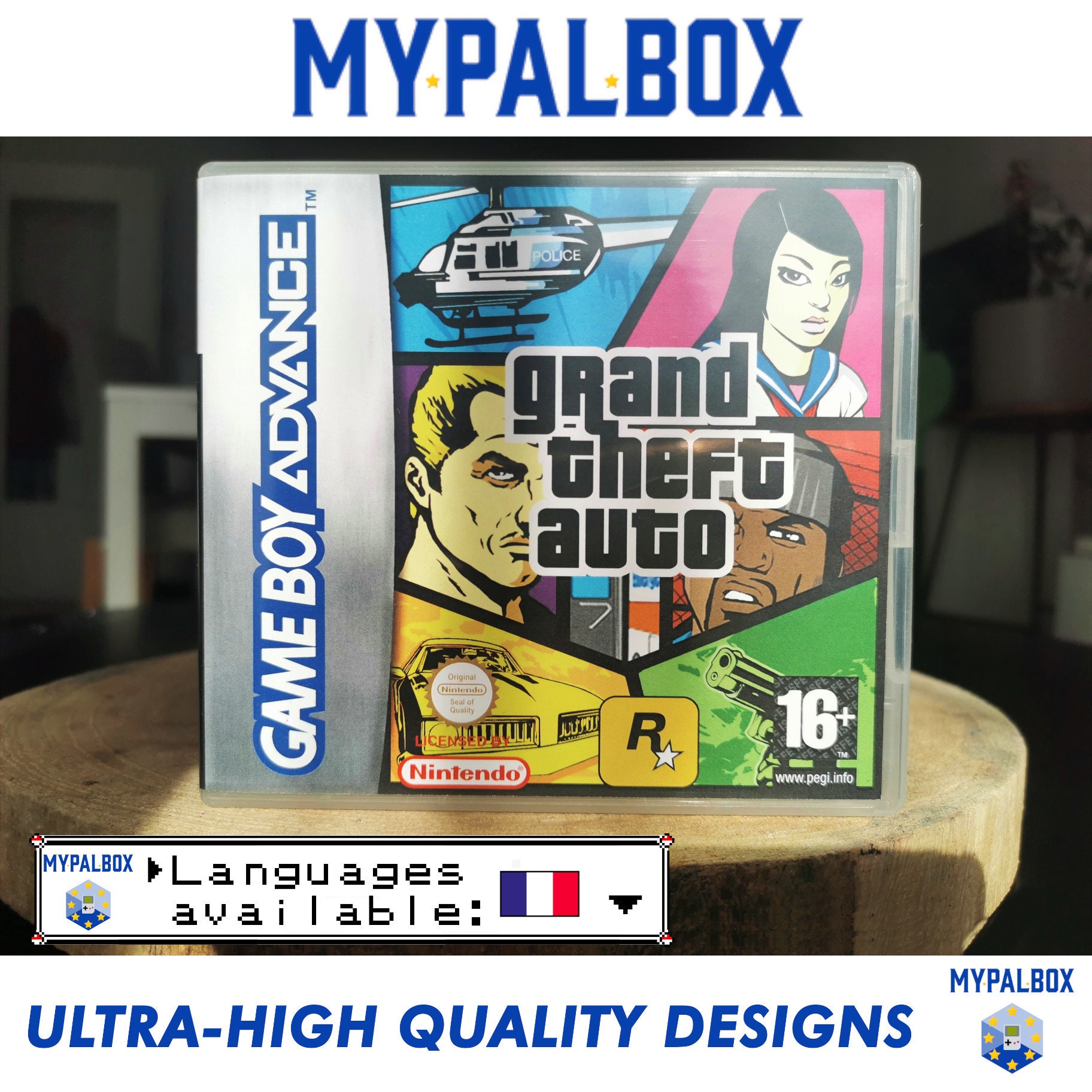 Grand Theft Auto Advance GBA Replacement Case, view 7