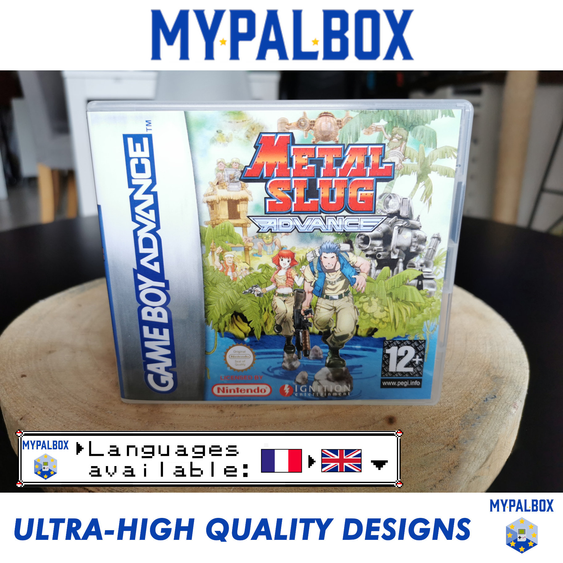 Metal Slug Advance GBA Replacement Case, view 9