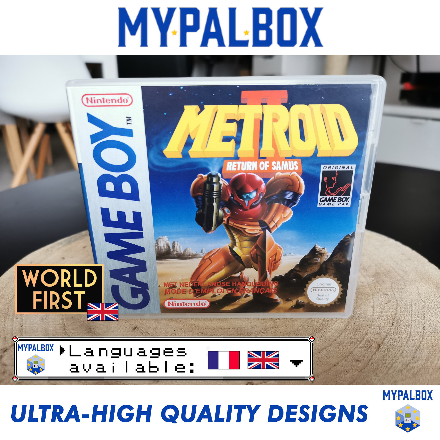 Metroid II: Return of Samus GB Replacement Case, view 9