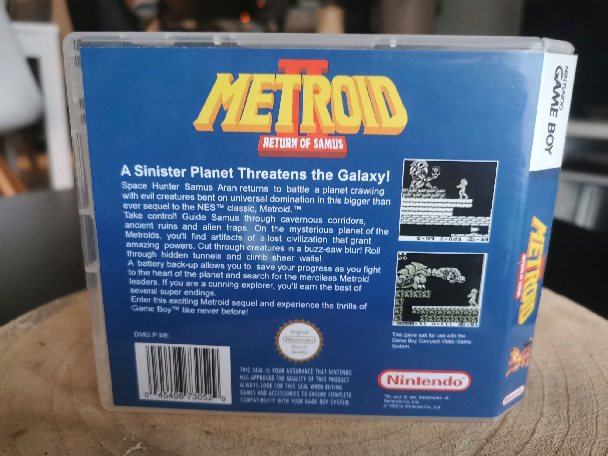 Metroid II: Return of Samus GB Replacement Case, view 3