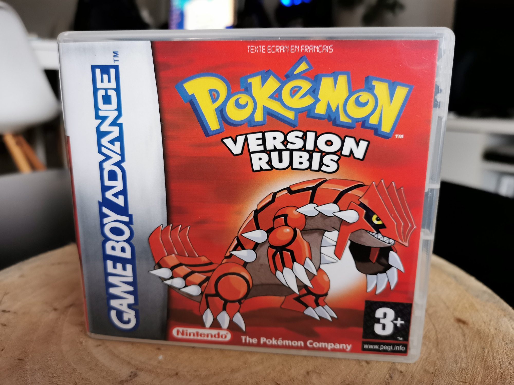 Pokémon Ruby GBA Replacement Case, French version