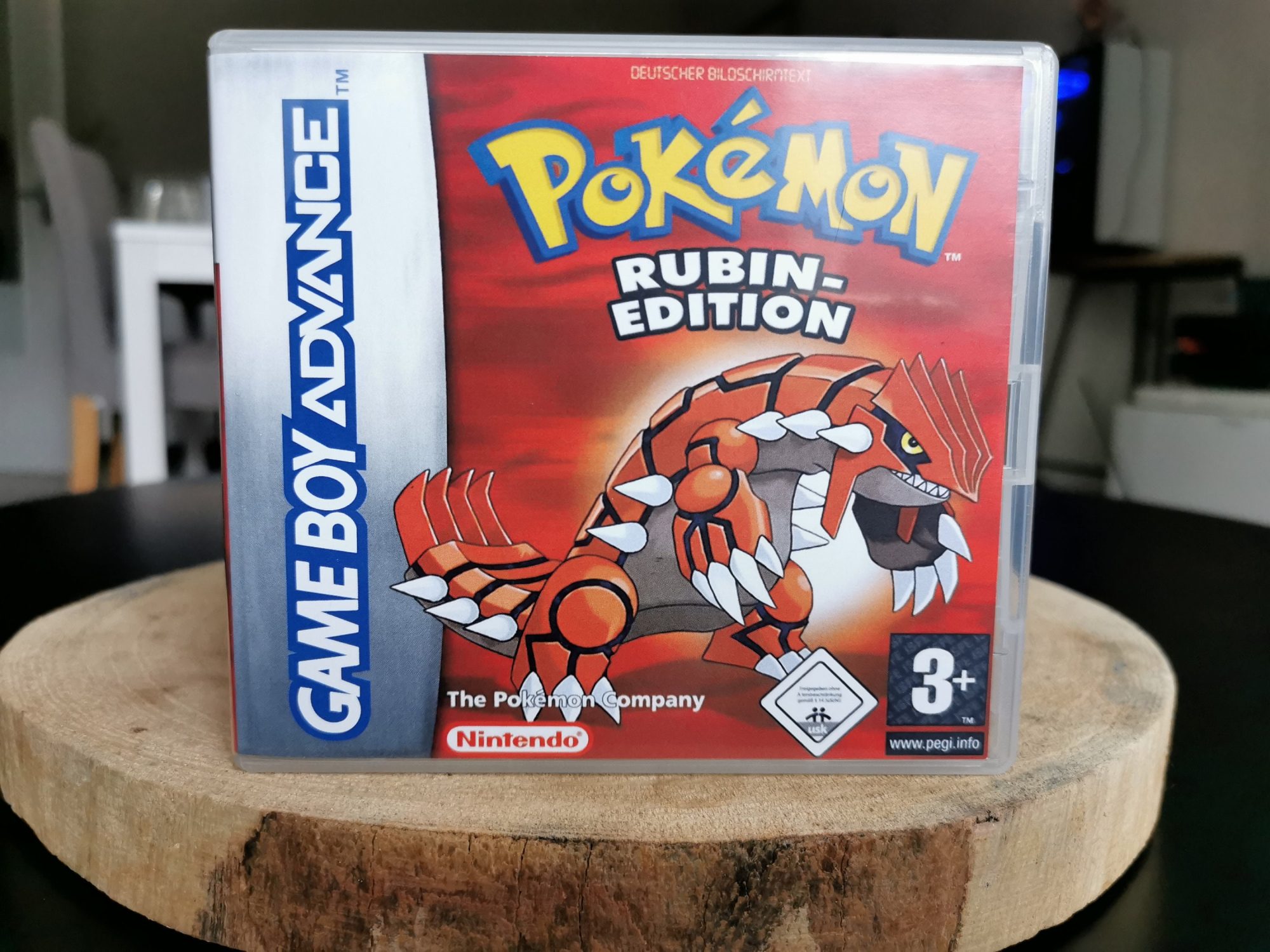 Pokémon Ruby GBA Replacement Case, German version