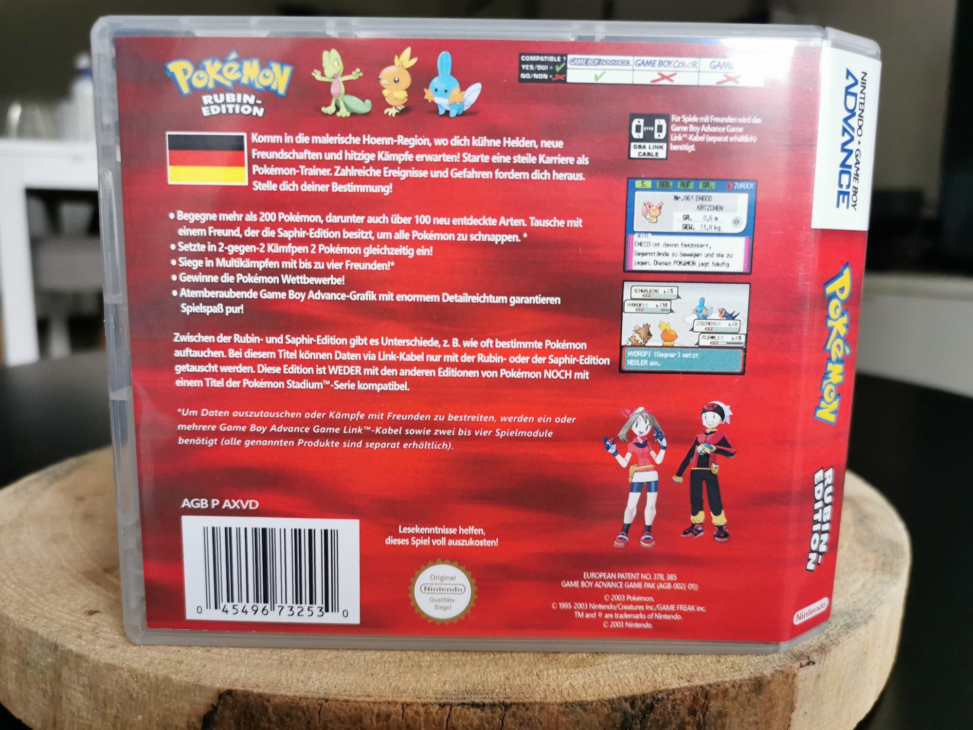 Pokémon Ruby GBA Replacement Case, view 5