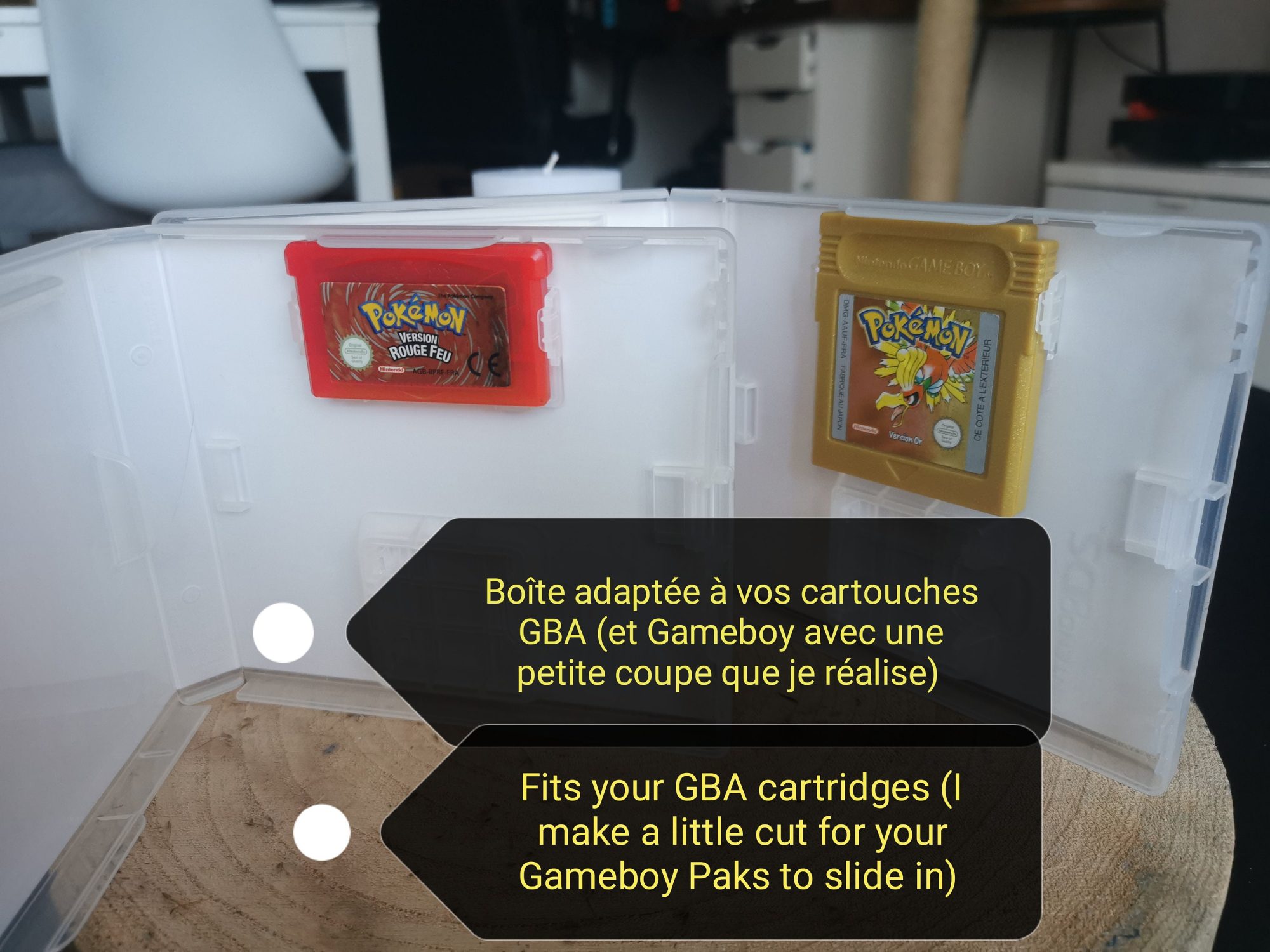 Pokémon Ruby GBA Replacement Case, view 8
