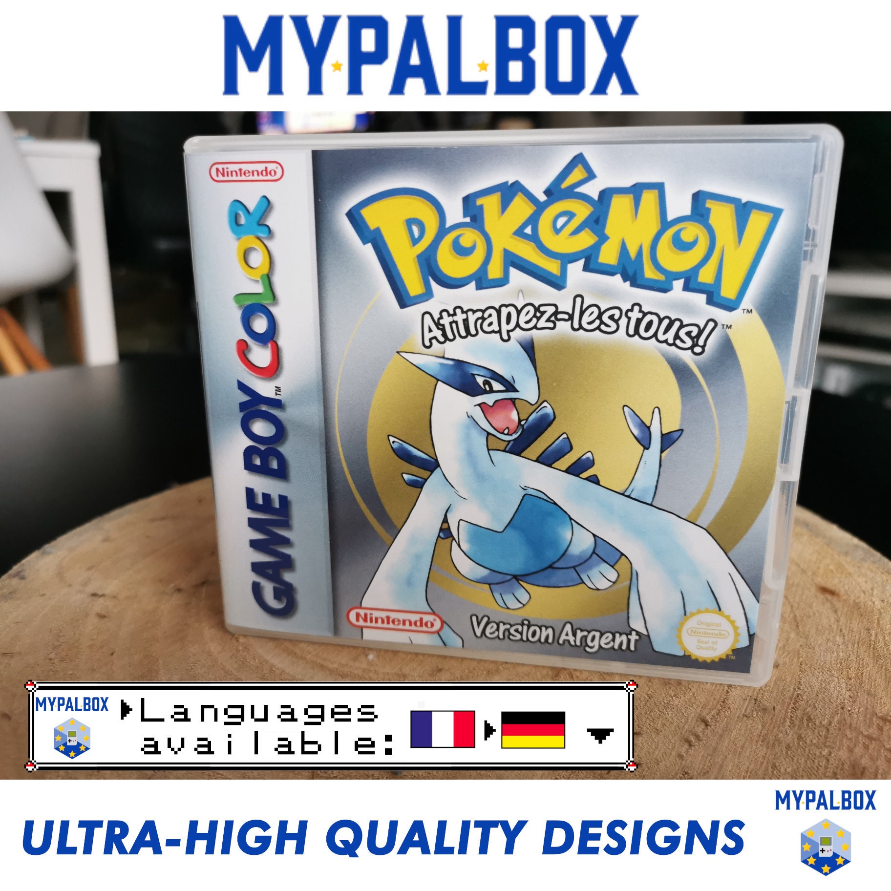 Boîte de remplacement Pokémon Argent GBC, vue 9