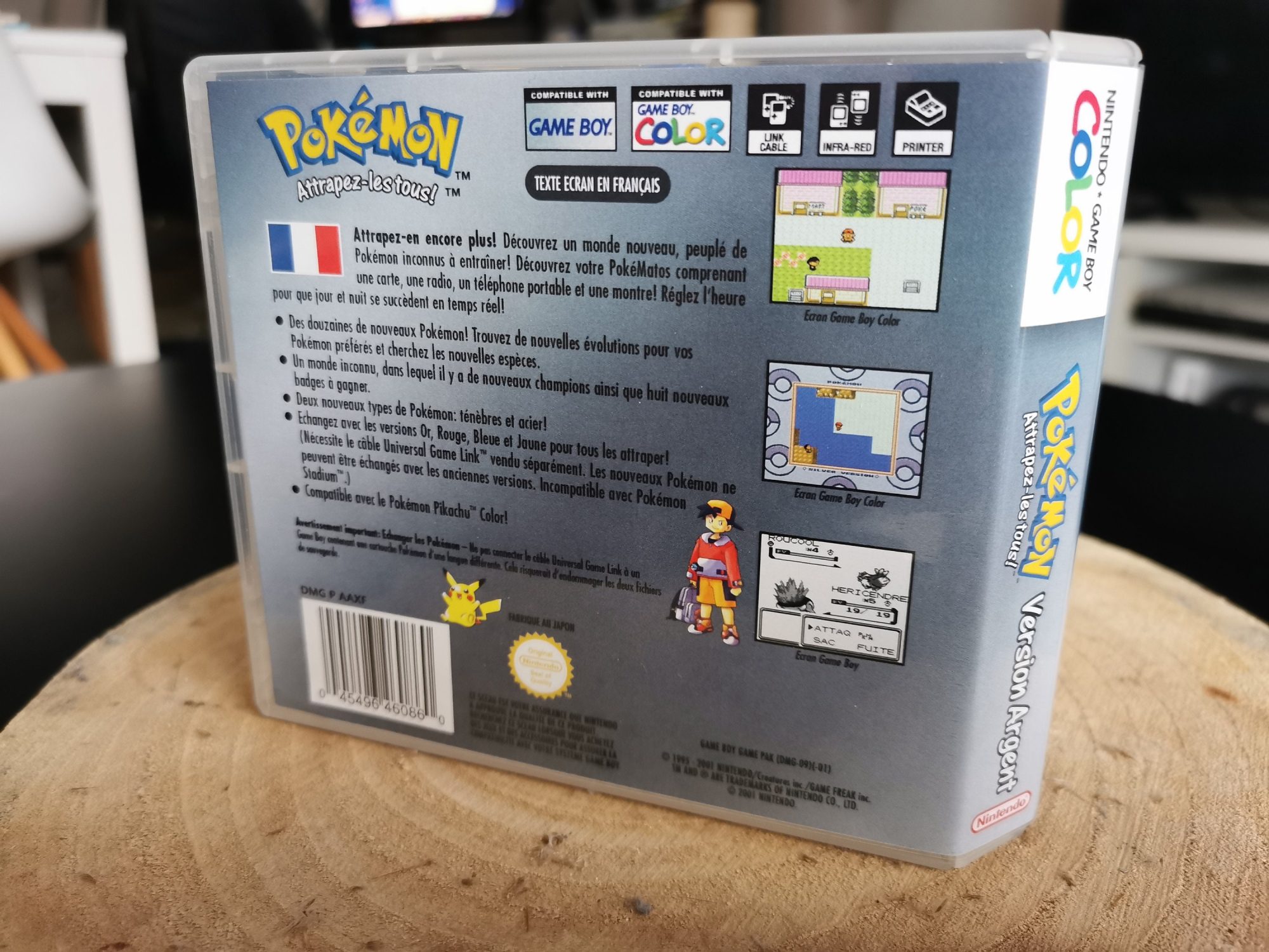 Boîte de remplacement Pokémon Argent GBC, vue 3