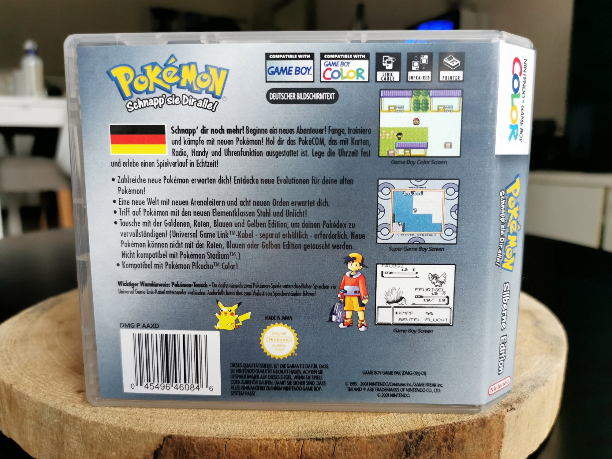 Boîte de remplacement Pokémon Argent GBC, vue 5