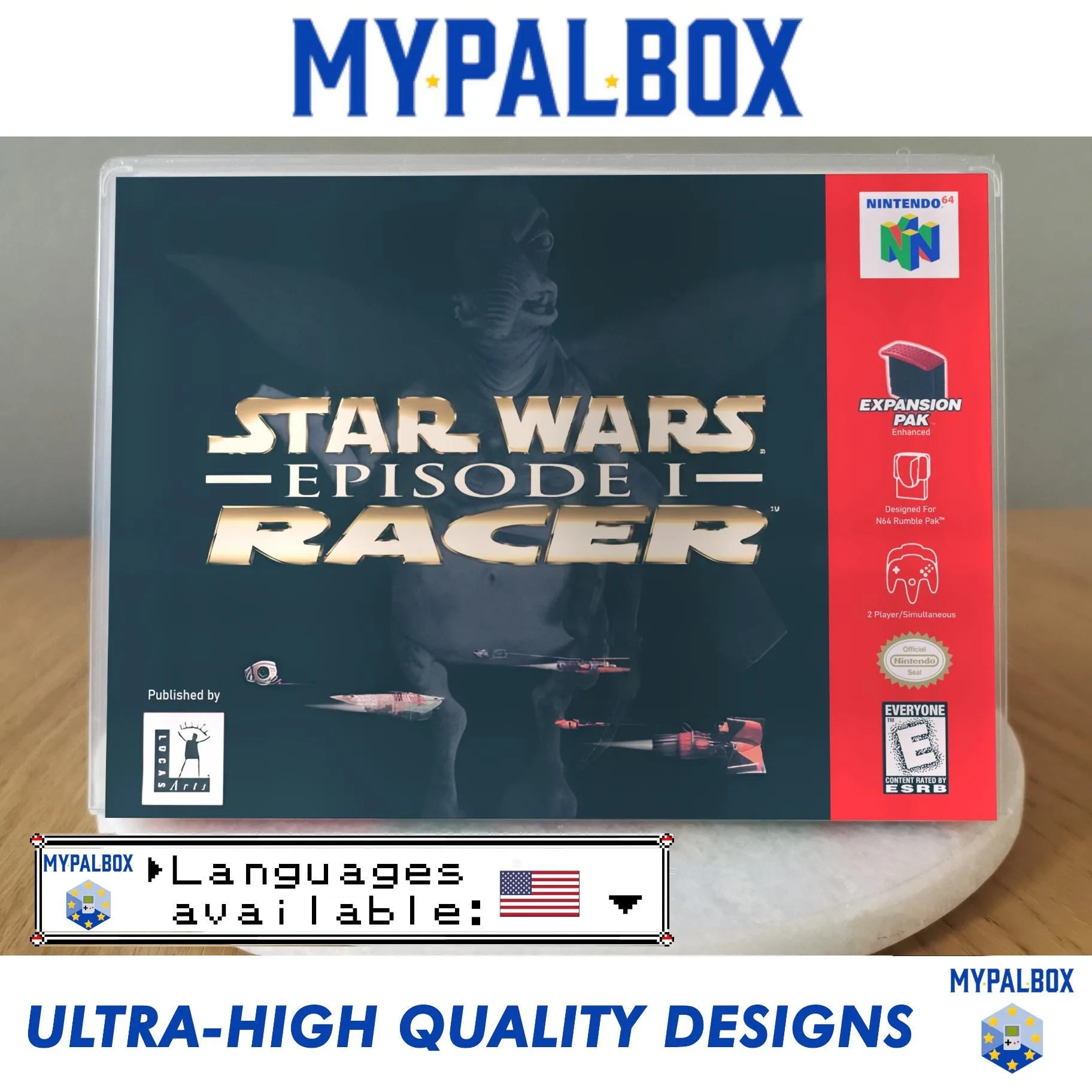 Star Wars Episode I Racer N64 Replacement Case, view 10