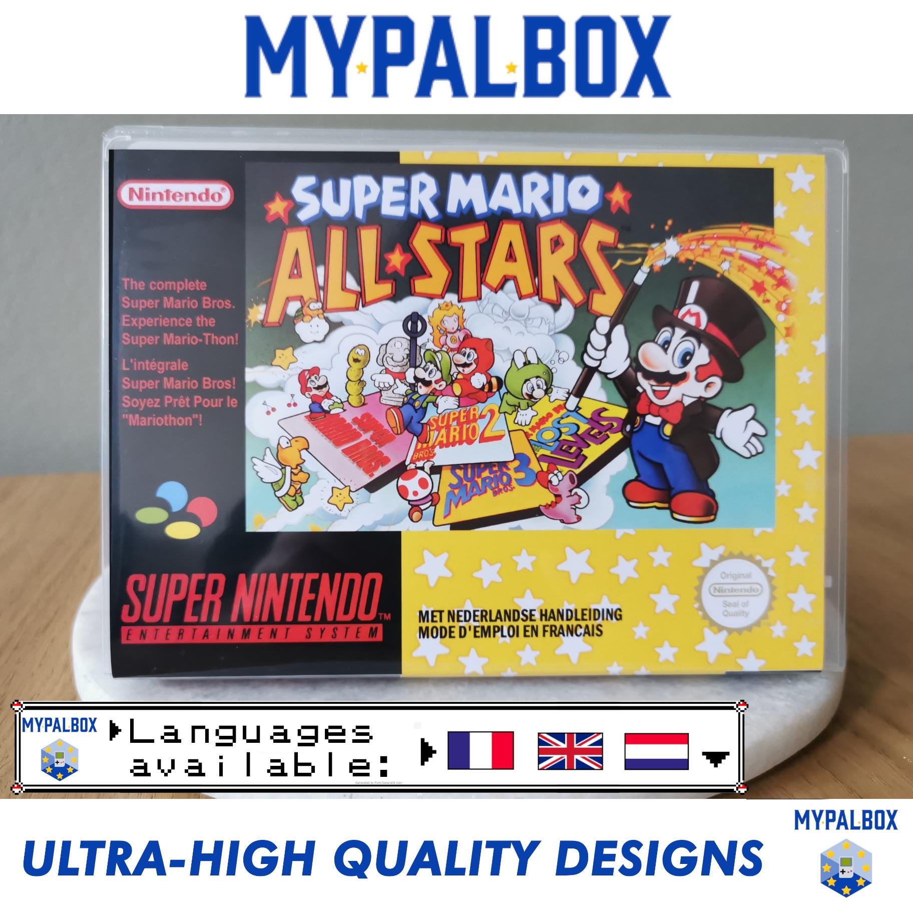 Super Mario All-Stars SNES Ersatzhülle, Ansicht 6