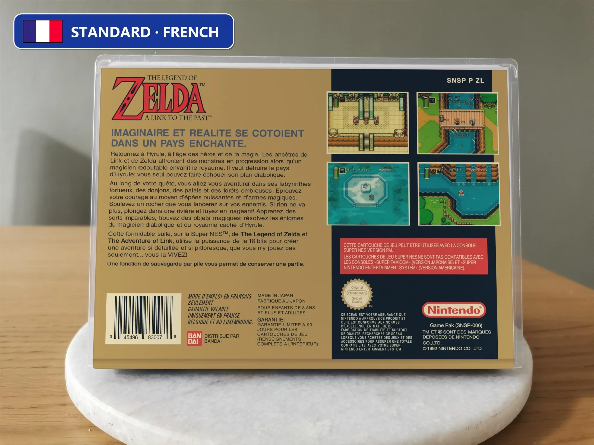 The Legend of Zelda: A Link to the Past SNES Replacement Case, view 6