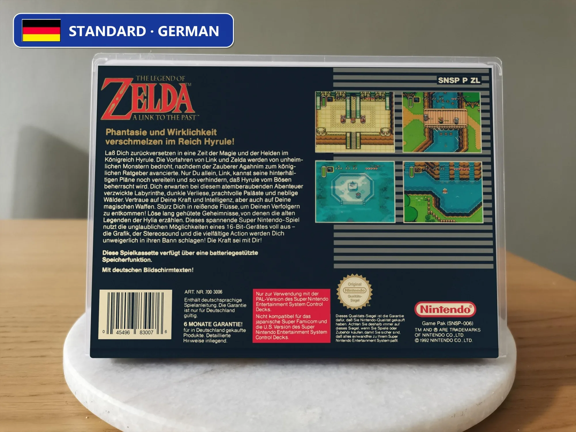 The Legend of Zelda: A Link to the Past SNES Replacement Case, view 9