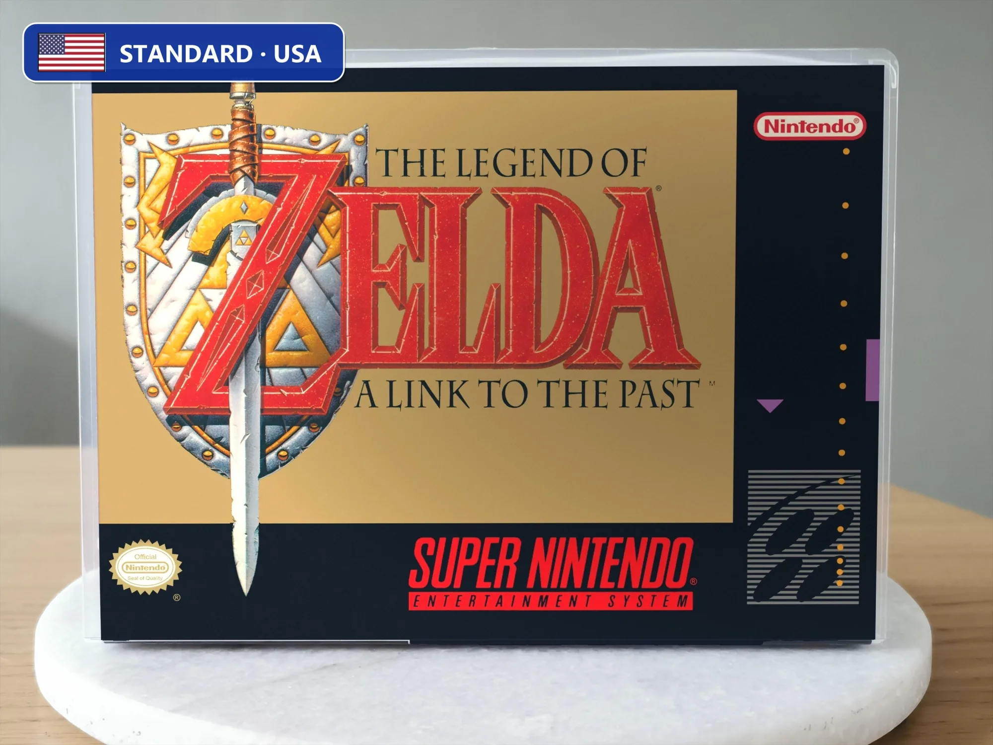 The Legend of Zelda: A Link to the Past SNES Replacement Case, Standard (no holo) finish