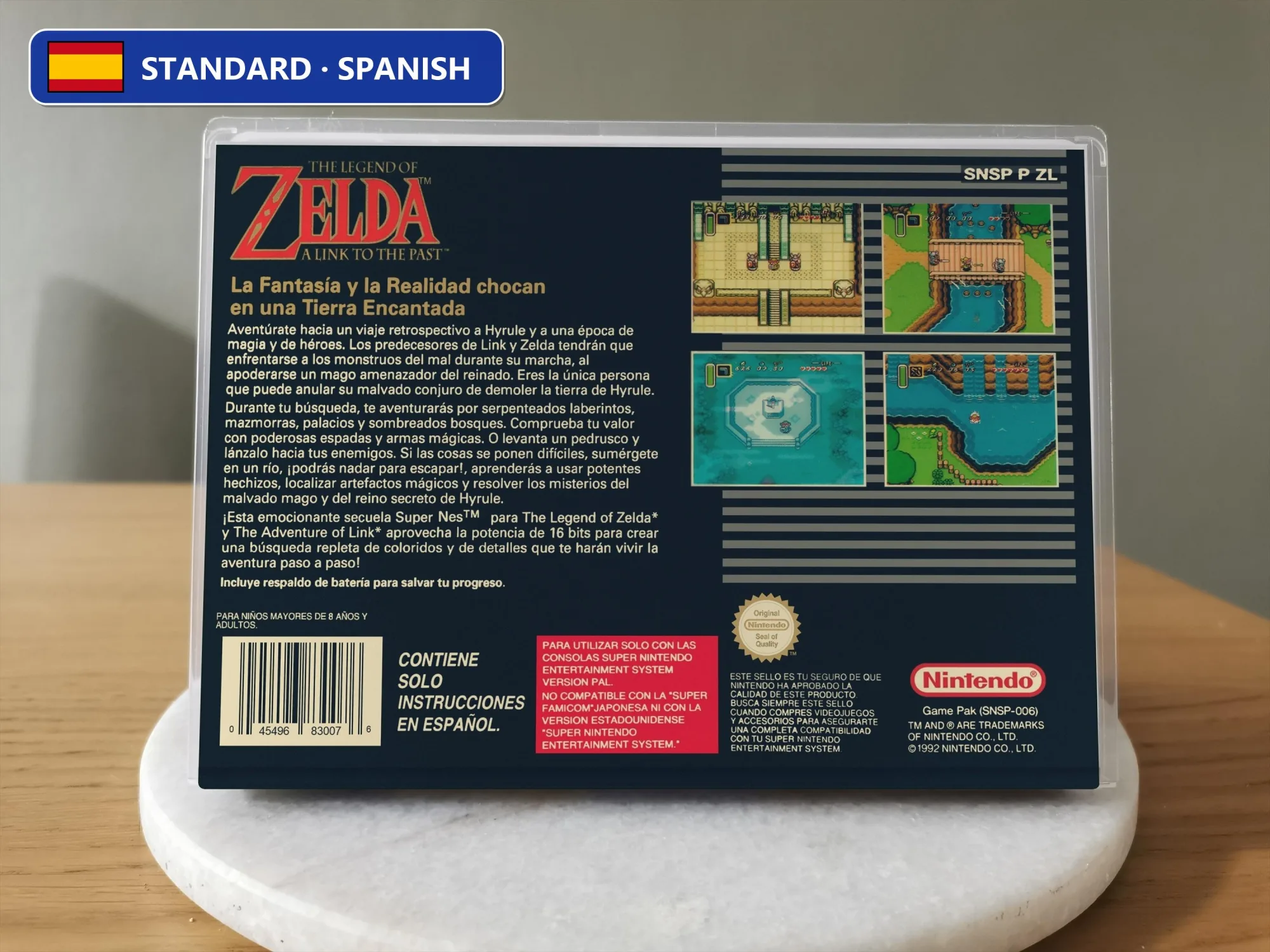The Legend of Zelda: A Link to the Past SNES Replacement Case, view 16