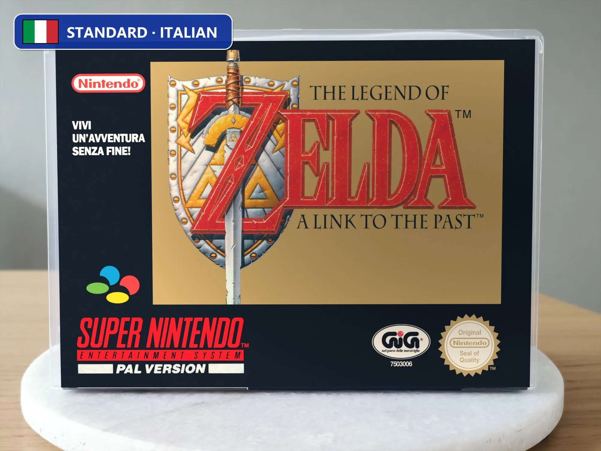 The Legend of Zelda: A Link to the Past SNES Replacement Case, view 17