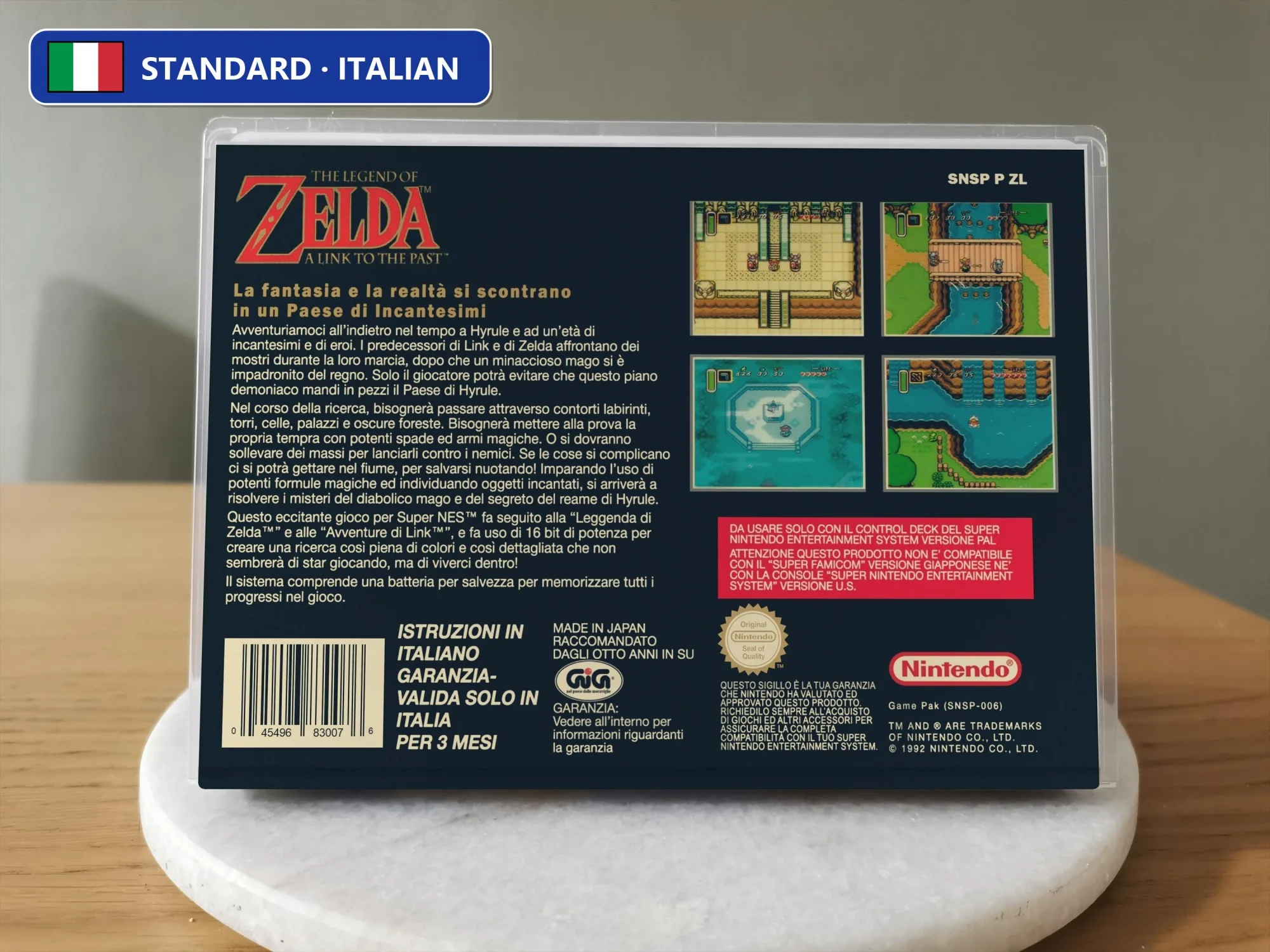 The Legend of Zelda: A Link to the Past SNES Replacement Case, view 18